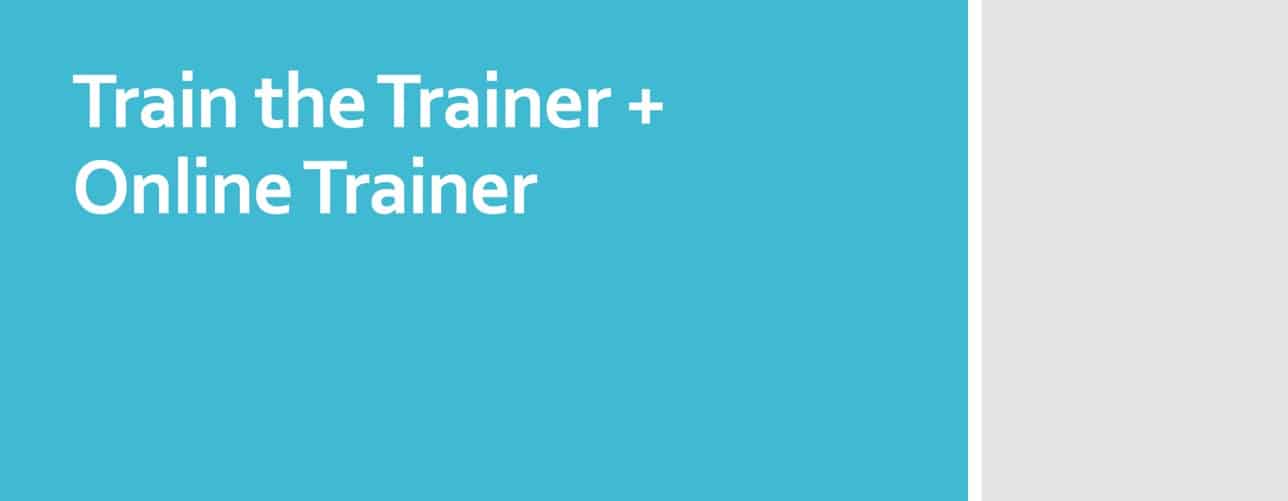 Train the Trainer + Online Trainer Ausbildung