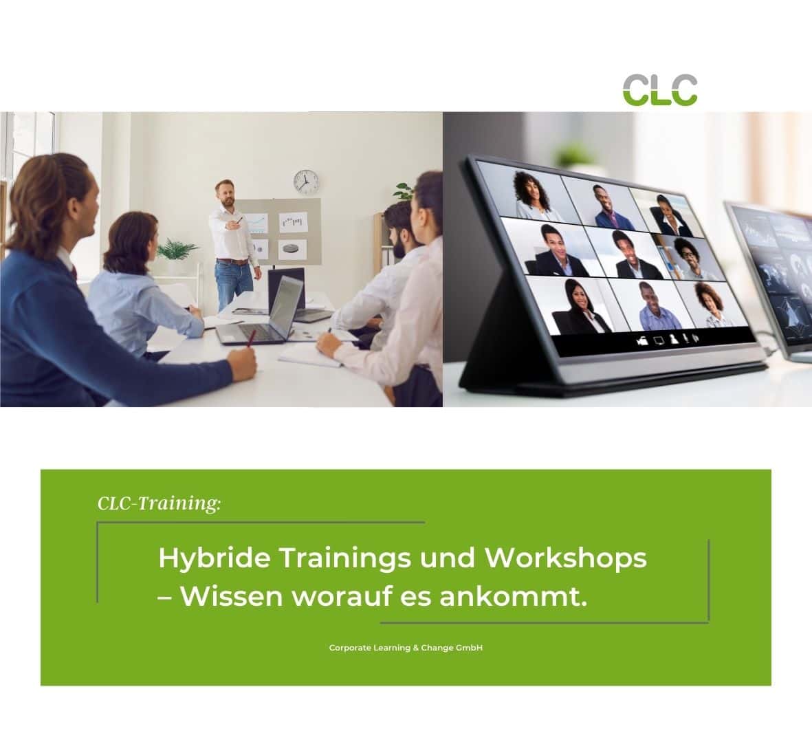 Hybride Trainings und Workshops